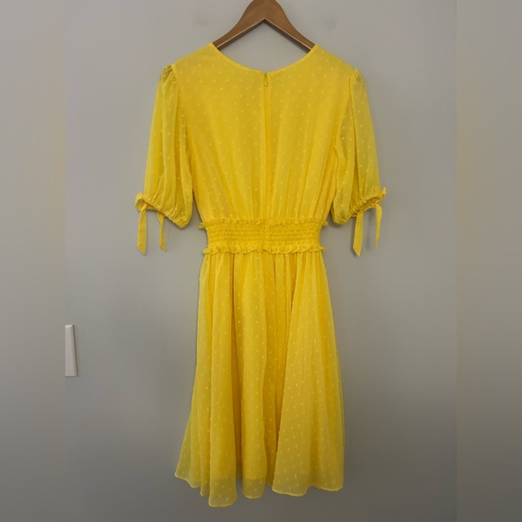 Rachel Parcell Smocked Waist Swiss Dot Dress - Picture 4 of 9